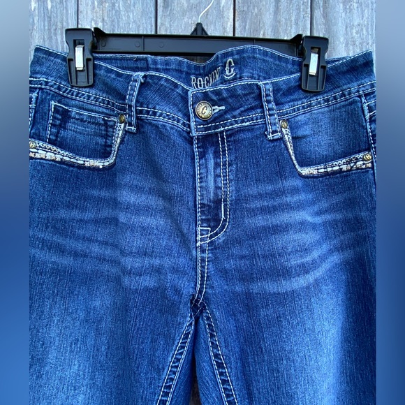 Rockin C Cowgirl Western Jeans Size 30 - Picture 4 of 6